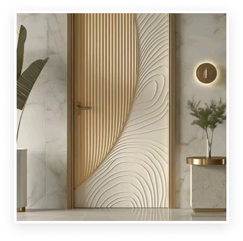 3D Textured WPC Door