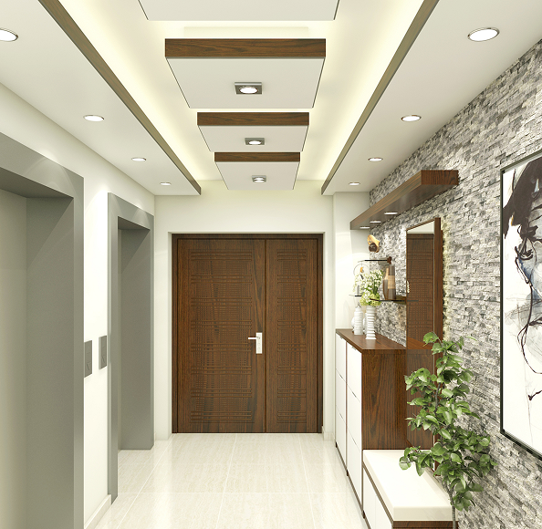 Modern Interior with WPC Doors