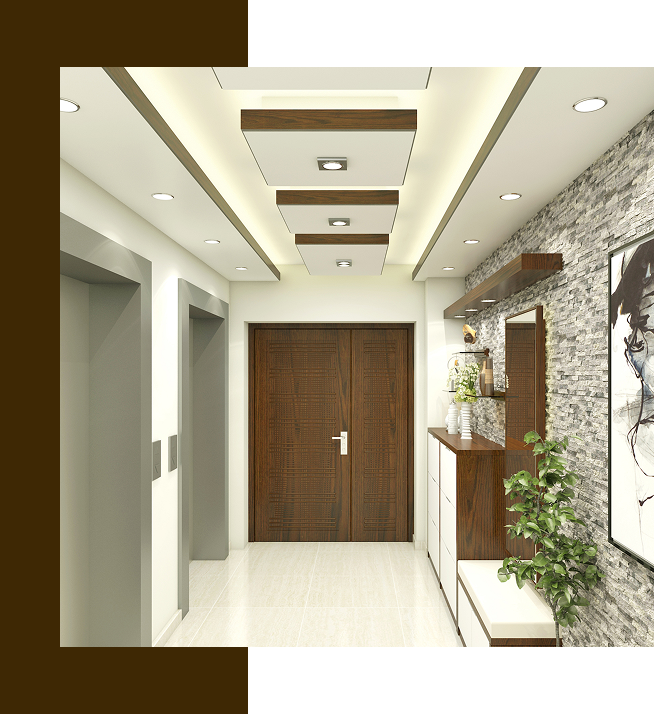 Modern Interior with WPC Doors
